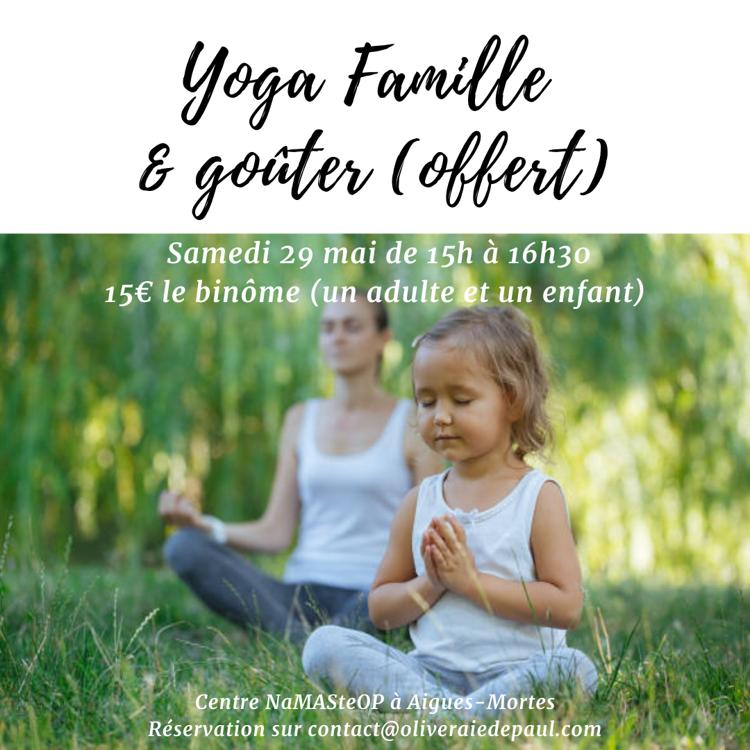 ATELIER YOGA FAMILLE & GOUTER